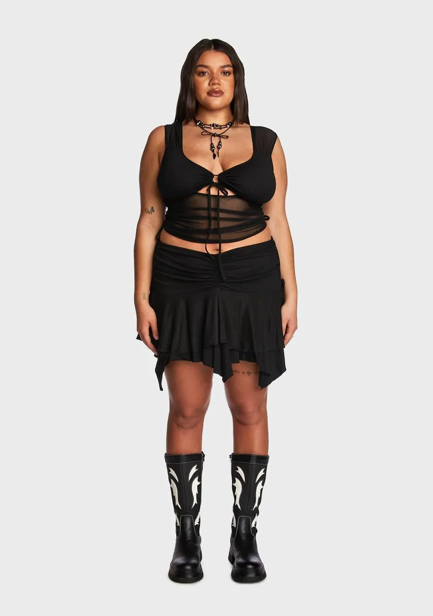 Plus Clearly Into You Skirt Set sold by Dolls Kill