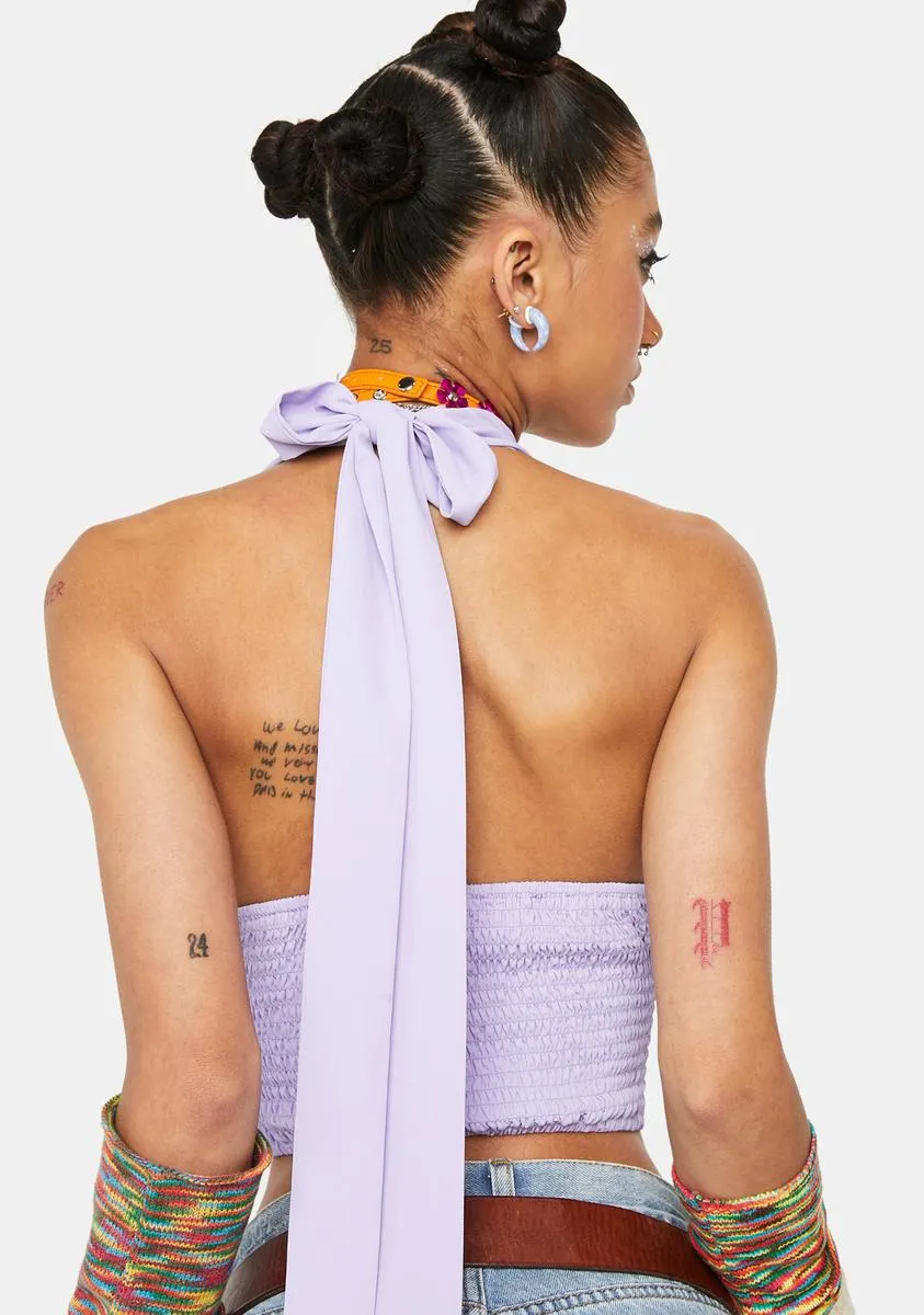 A Taste Parade Halter Top sold by Dolls Kill product image thumbnail 4