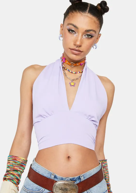 A Taste Parade Halter Top sold by Dolls Kill