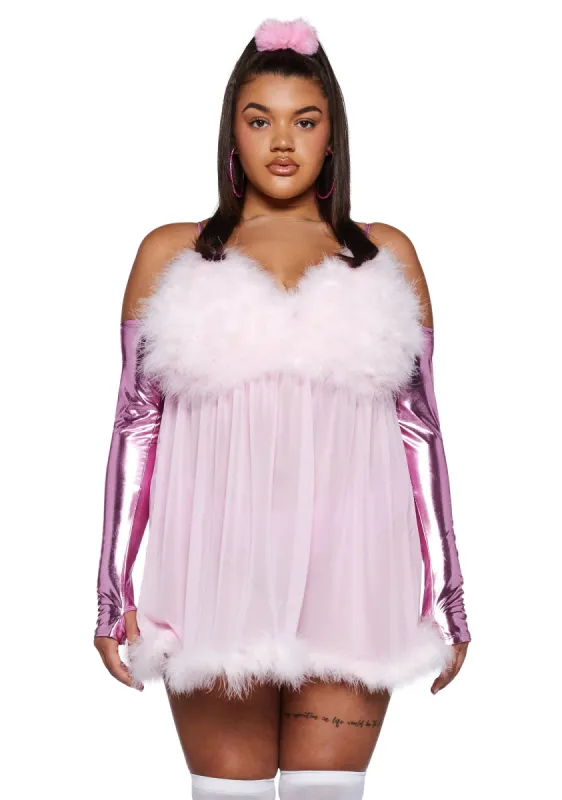 Plus Fembot Babe Costume Set sold by Dolls Kill