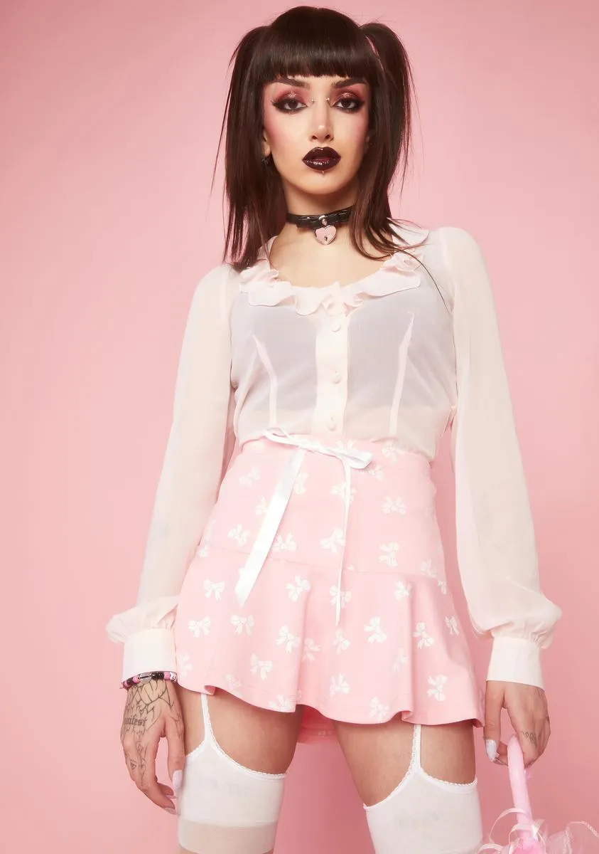 Playtime's Over Ruffled Skirt sold by Dolls Kill product image thumbnail 2