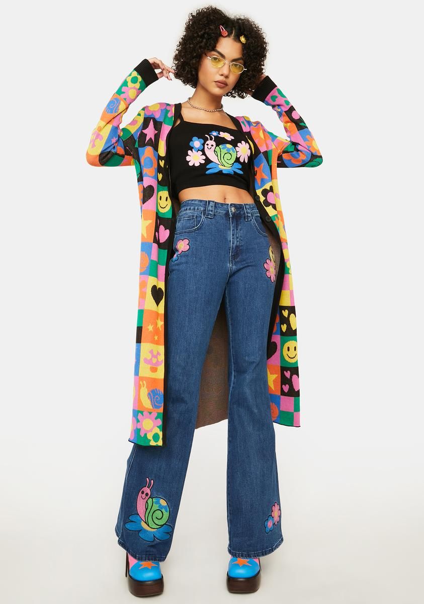 Keeping Pace Flare Jeans sold by Dolls Kill product image thumbnail 2