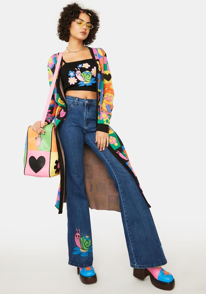 Keeping Pace Flare Jeans sold by Dolls Kill product image thumbnail 3