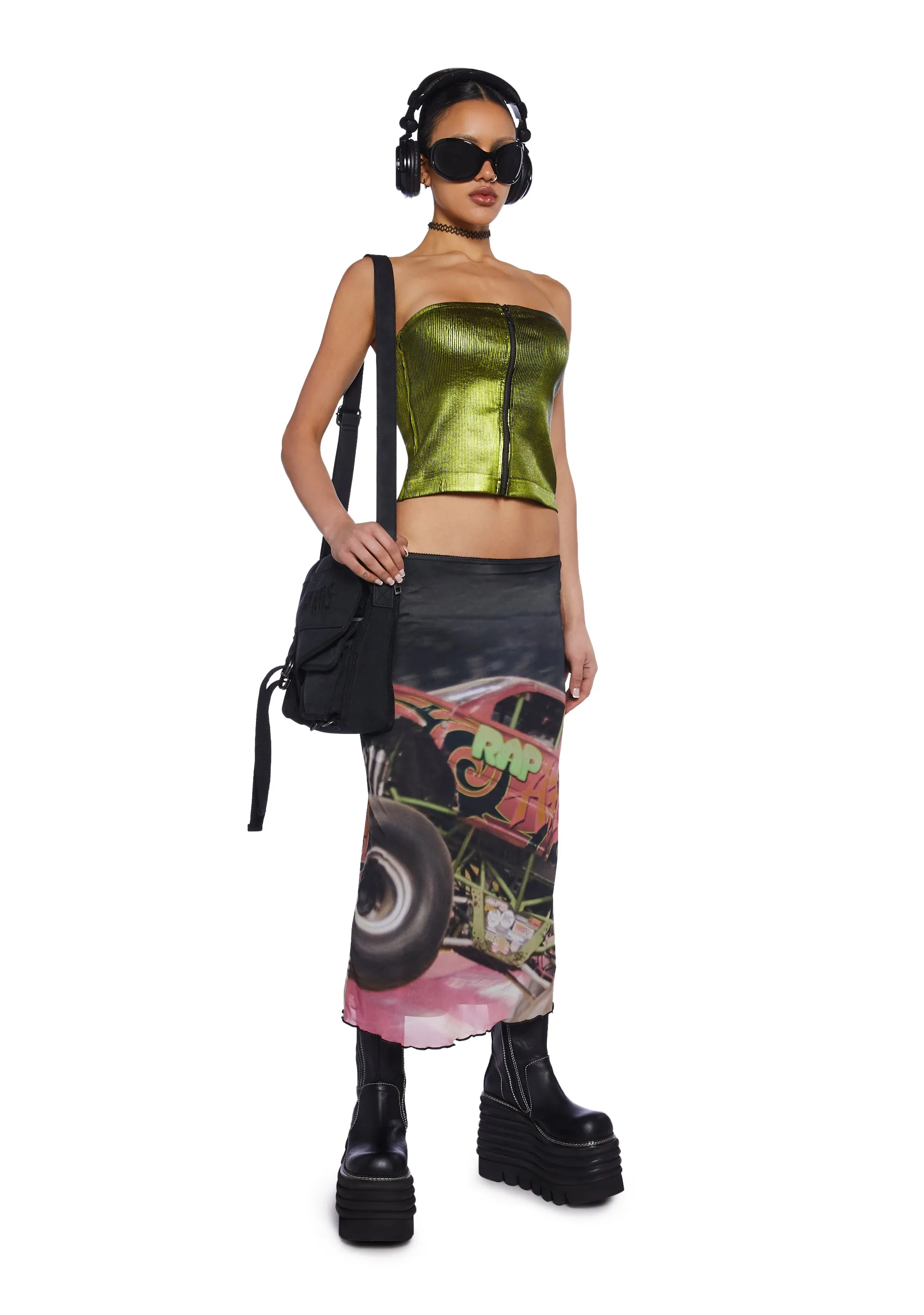 Fall Out Tube Top sold by Dolls Kill product image thumbnail 2