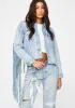 Ex Boyfriend Fringe Trucker Jacket sold by Dolls Kill