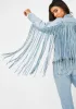 Ex Boyfriend Fringe Trucker Jacket sold by Dolls Kill