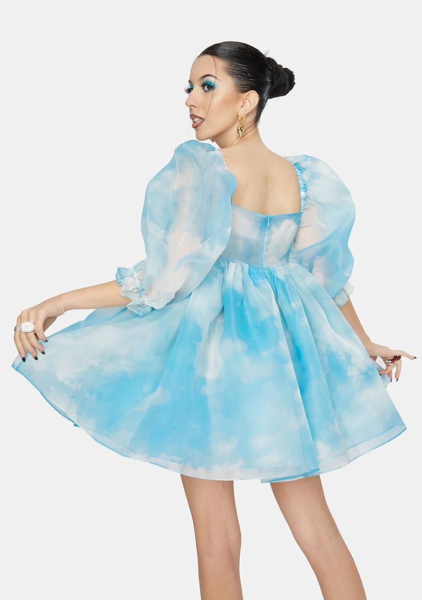 The Organza Clouds Puff Dress sold by Dolls Kill product image thumbnail 4
