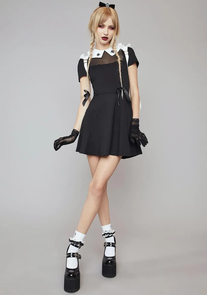 Haunting Hallways Flared Mini Dress sold by Dolls Kill product image thumbnail 3