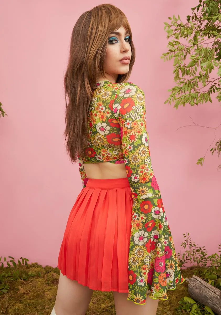 Romanticize Ur Life Pleated Skirt sold by Dolls Kill product image thumbnail 4