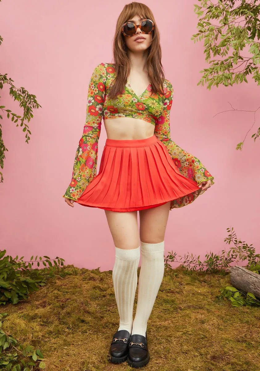 Romanticize Ur Life Pleated Skirt sold by Dolls Kill product image thumbnail 3