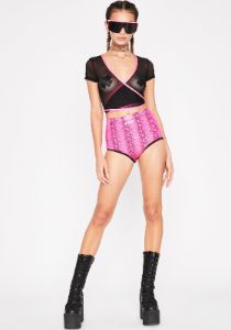 Rave Ninja Wrap Top sold by Dolls Kill