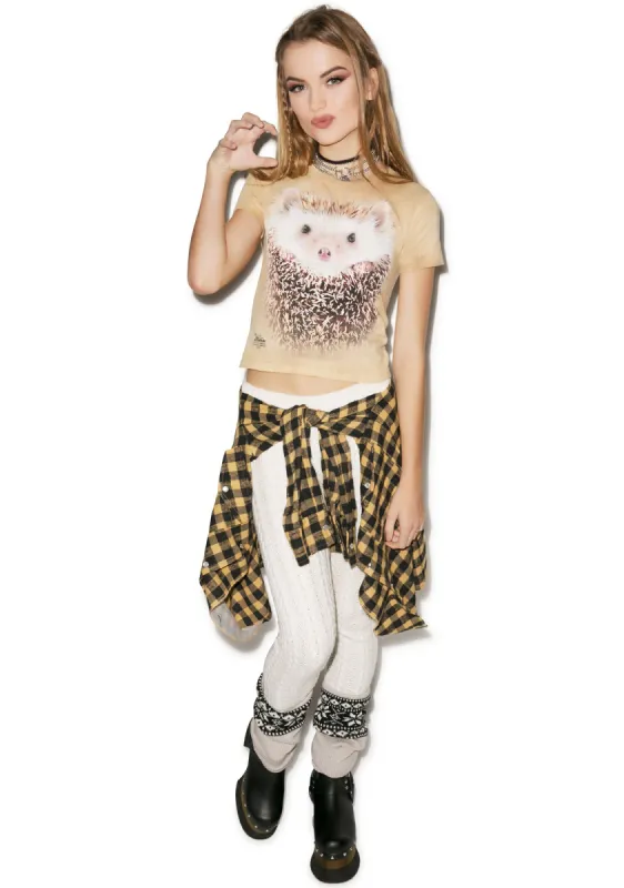 Big Face Hedgehog Tee sold by Dolls Kill