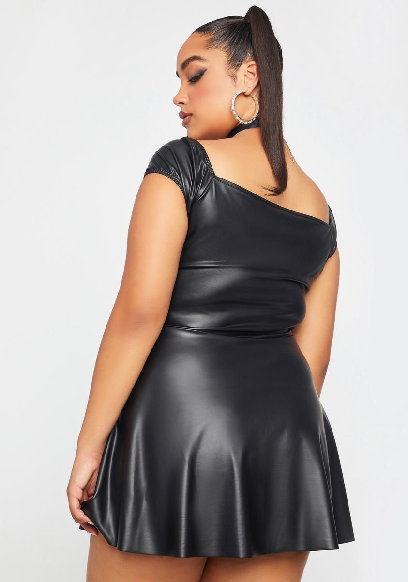 Clearly There Corset Flare Dress sold by Dolls Kill product image thumbnail 4