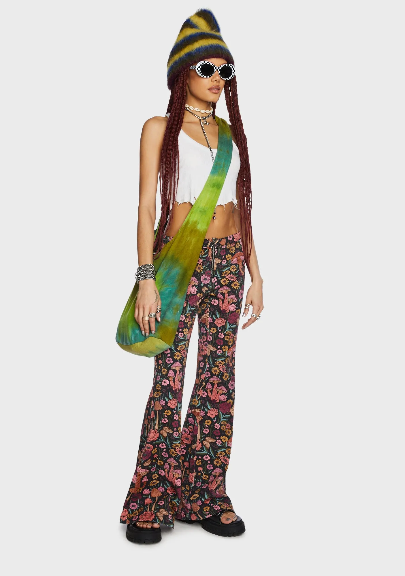 Reach For The Sun Flared Pants sold by Dolls Kill product image thumbnail 5