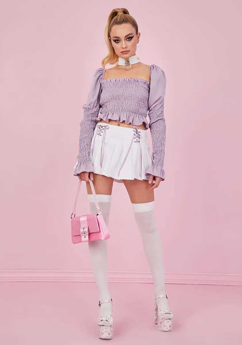 Flirt Back Puff Sleeve Top sold by Dolls Kill product image thumbnail 3