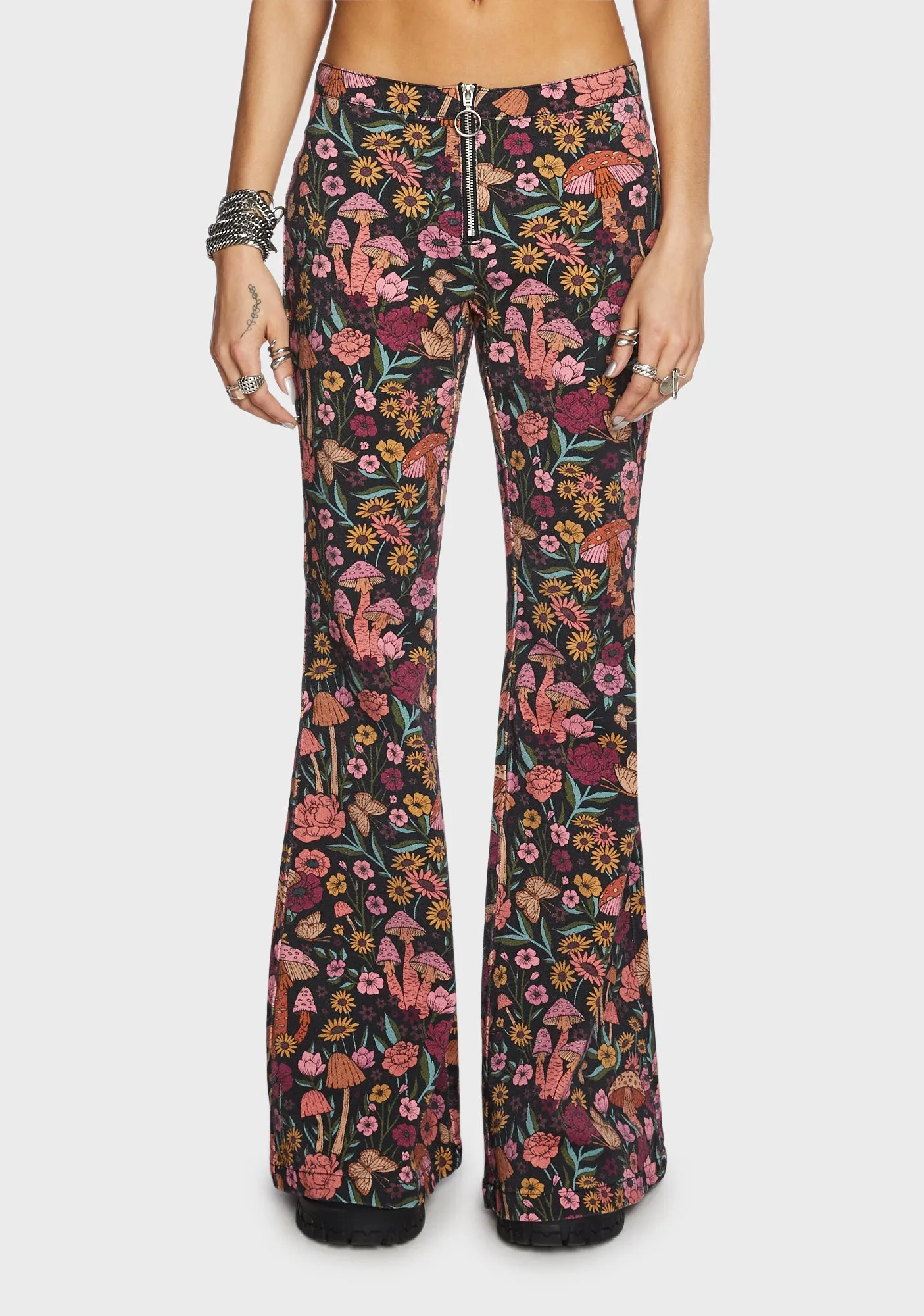 Reach For The Sun Flared Pants sold by Dolls Kill