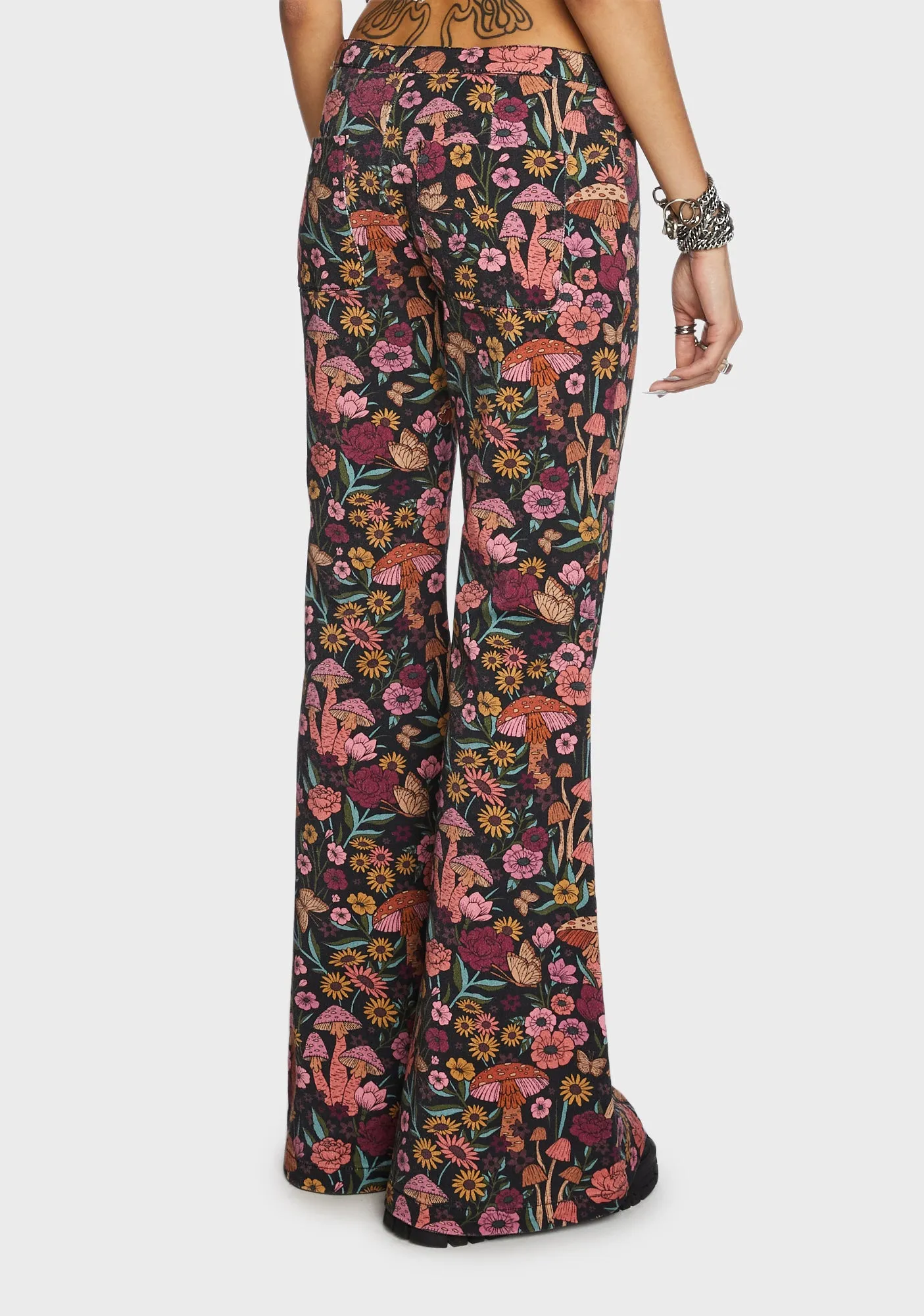 Reach For The Sun Flared Pants sold by Dolls Kill product image thumbnail 4