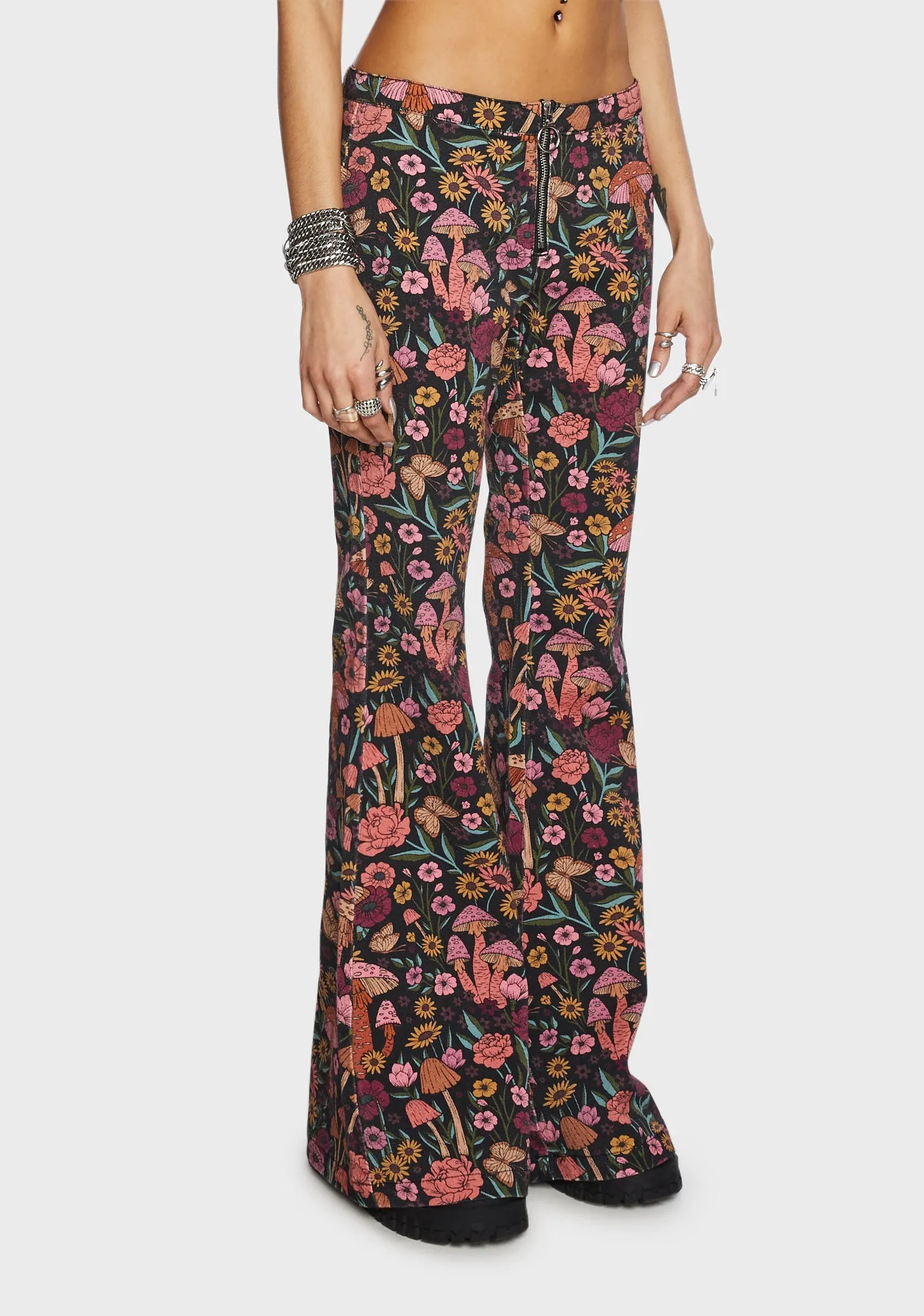 Reach For The Sun Flared Pants sold by Dolls Kill product image thumbnail 3