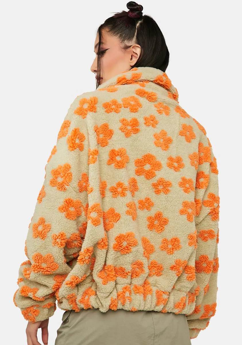 Heavy Petal Sherpa Jacket sold by Dolls Kill product image thumbnail 4