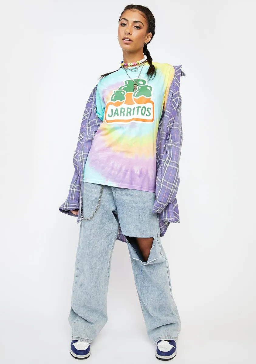 Jarritos Rainbow Tie Dye Tee sold by Dolls Kill product image thumbnail 3