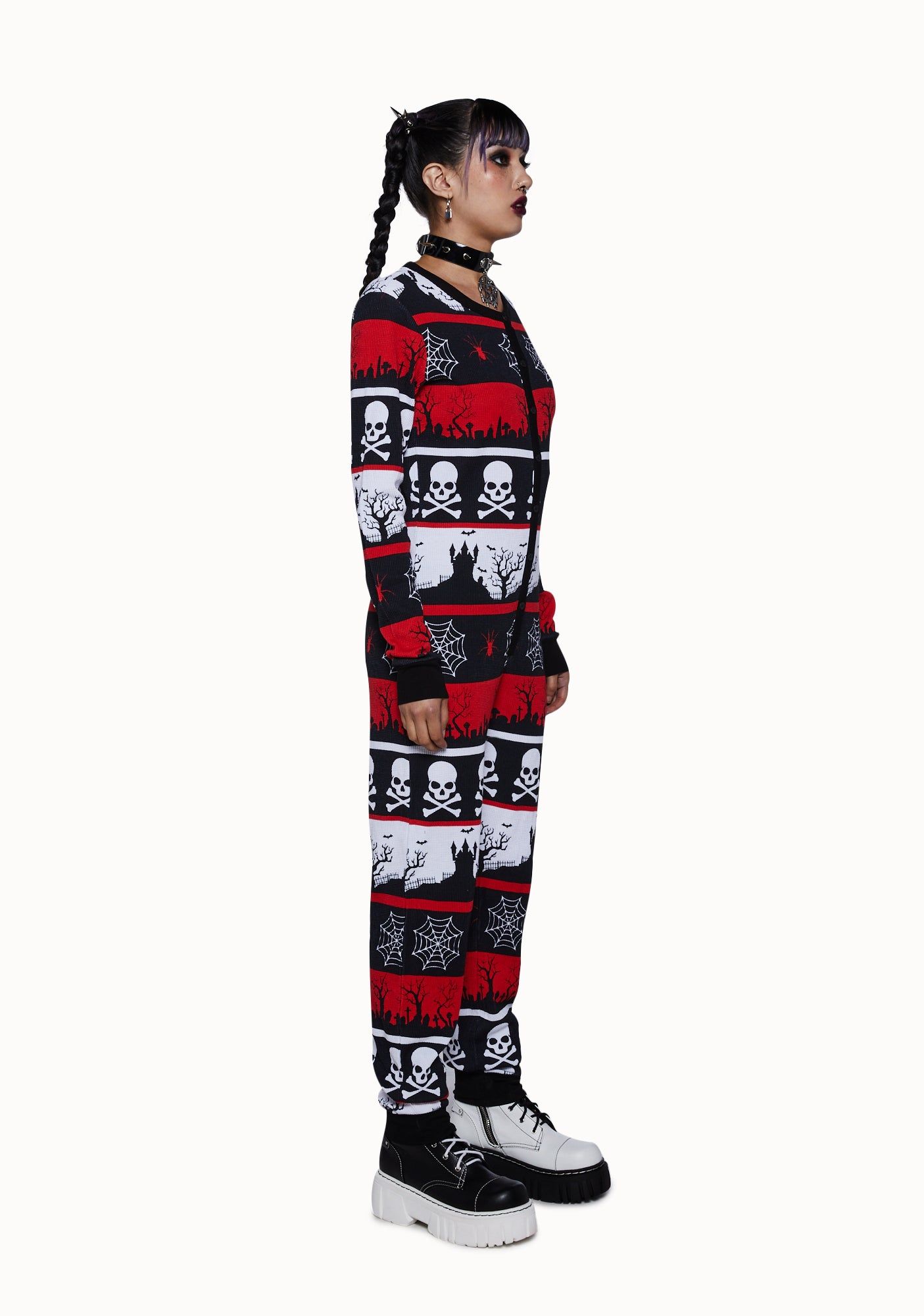 Hollow Grounds Thermal Onesie sold by Dolls Kill product image thumbnail 3