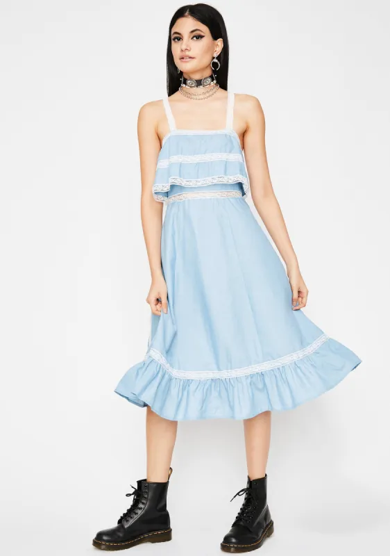 Field Day Midi Dress sold by Dolls Kill