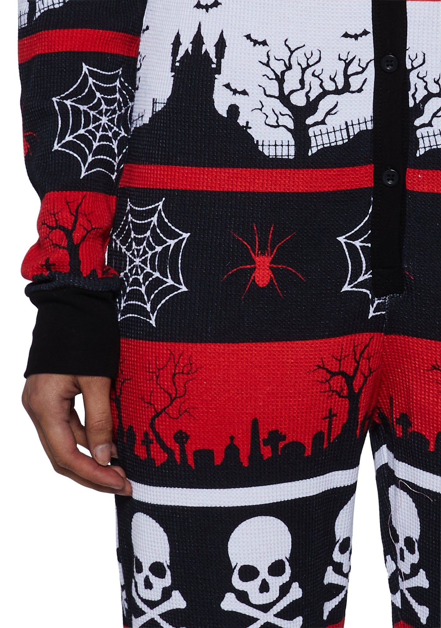 Hollow Grounds Thermal Onesie sold by Dolls Kill product image thumbnail 2