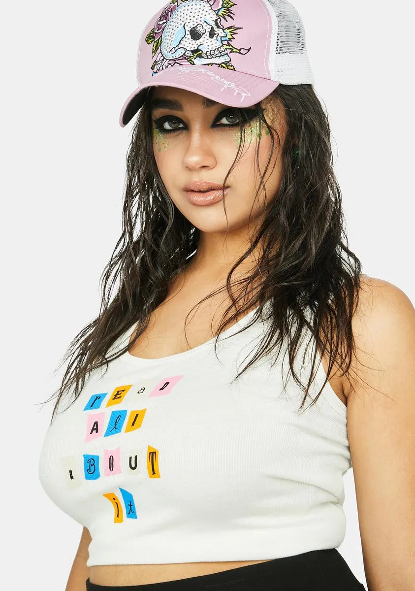 Plus International Blogger Graphic Tank sold by Dolls Kill product image thumbnail 2