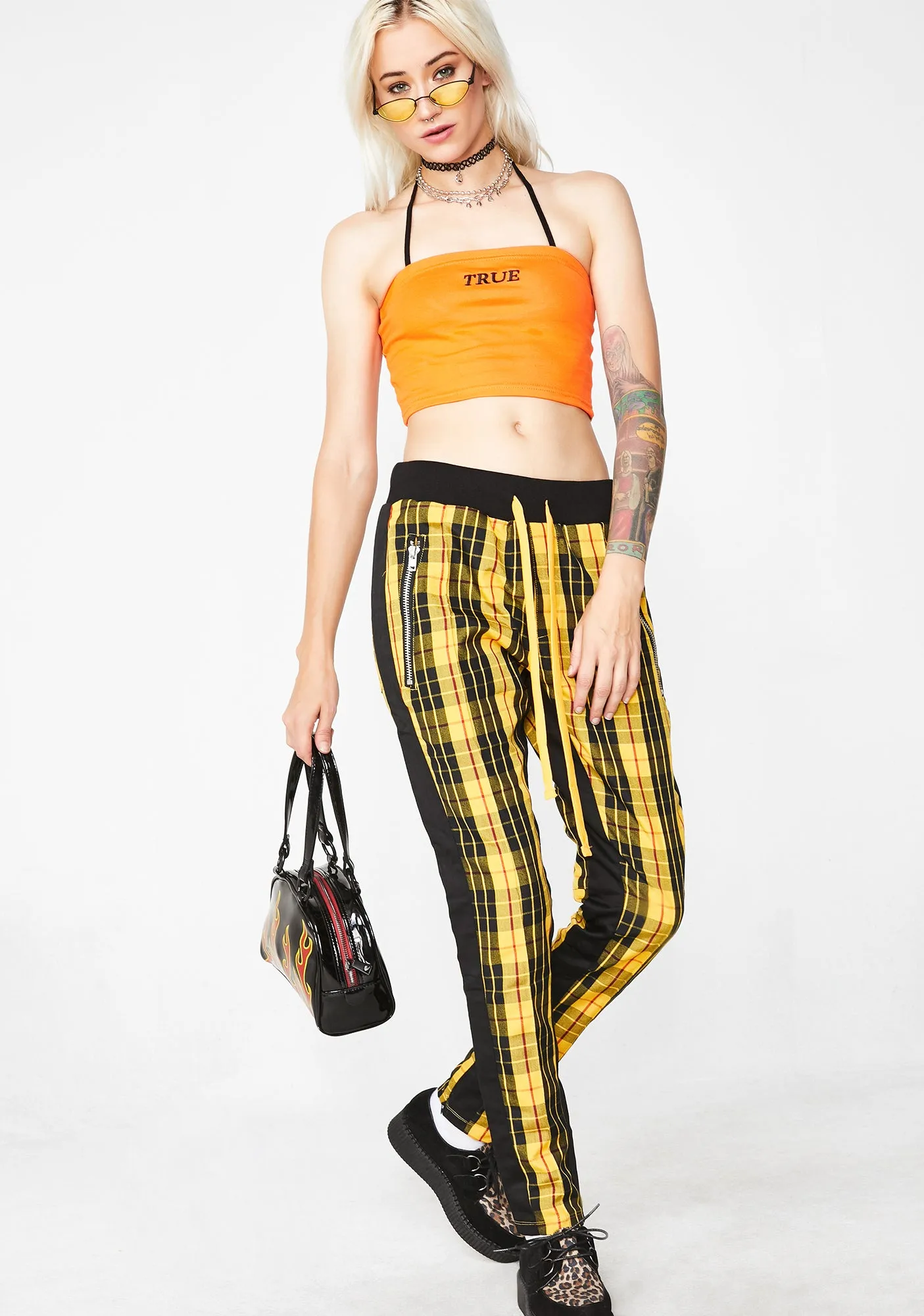 Mulholland Track Pants sold by Dolls Kill product image thumbnail 2