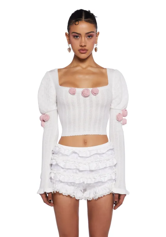 High Society Long Sleeve Top sold by Dolls Kill