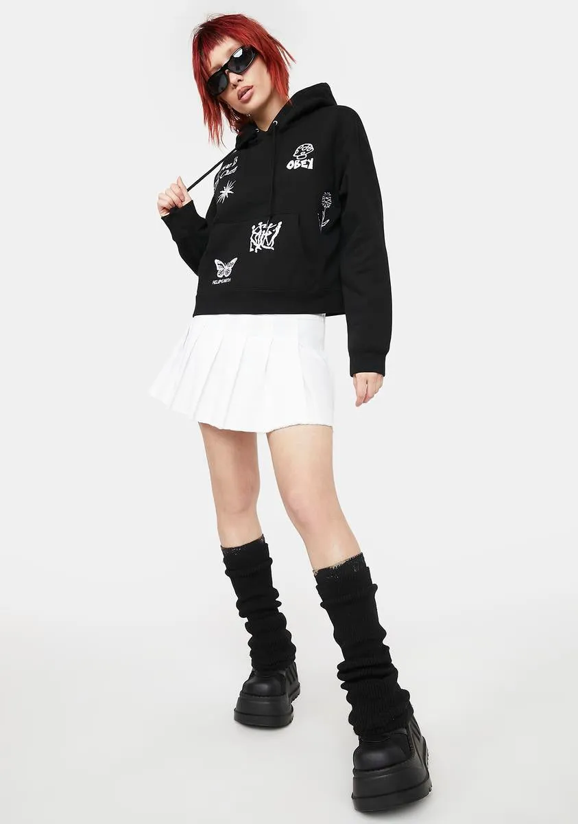 Optimism Graphic Hoodie sold by Dolls Kill product image thumbnail 3