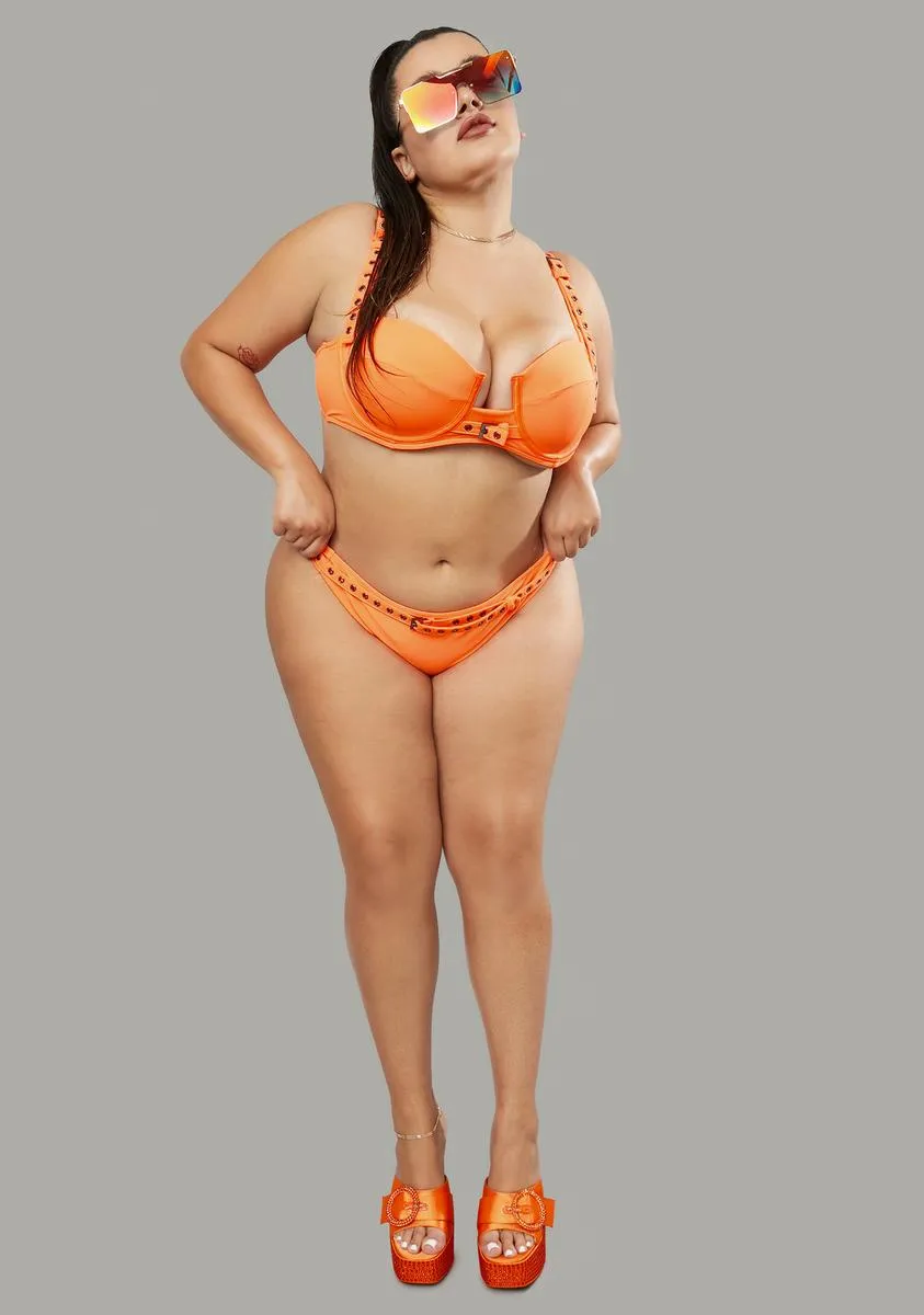 Plus Sun Showers Buckle Bikini Set sold by Dolls Kill product image thumbnail 3