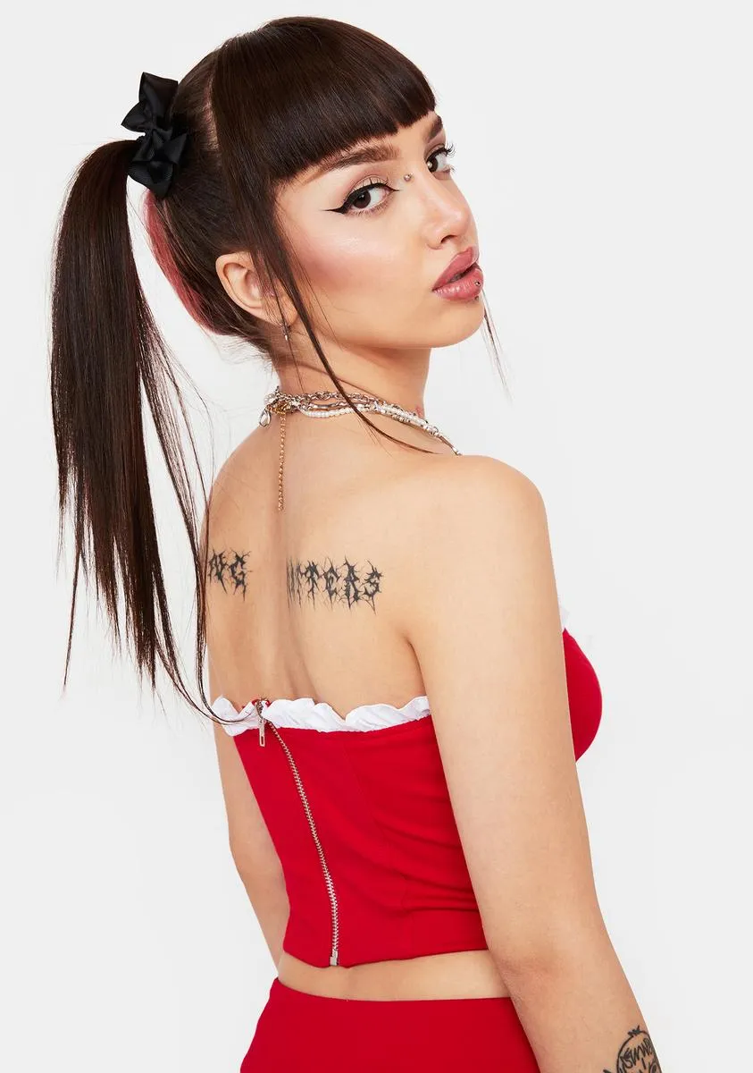 Fiery High Maintenance Corset Top sold by Dolls Kill product image thumbnail 4