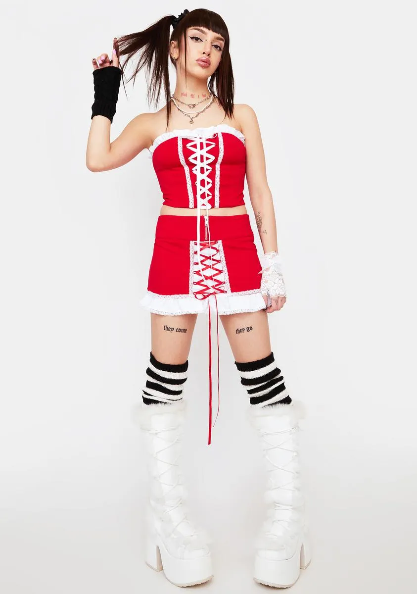 Fiery High Maintenance Corset Top sold by Dolls Kill product image thumbnail 3