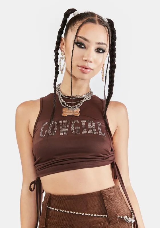 Cowgirl Crop Top sold by Dolls Kill