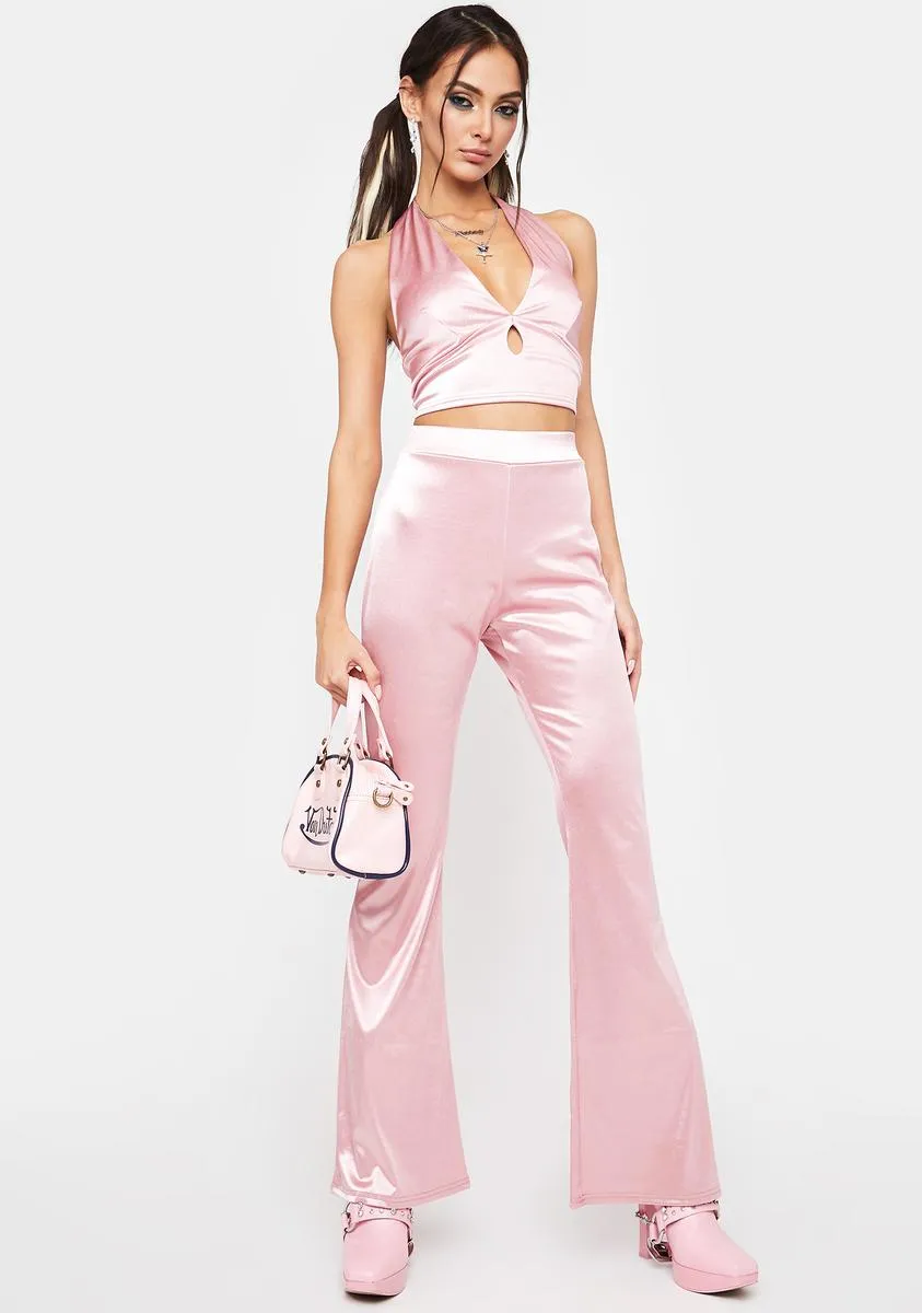 Stretch Satin Halter Top sold by Dolls Kill product image thumbnail 3