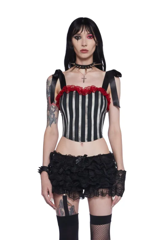 Beautifully Bizarre Corset Top sold by Dolls Kill