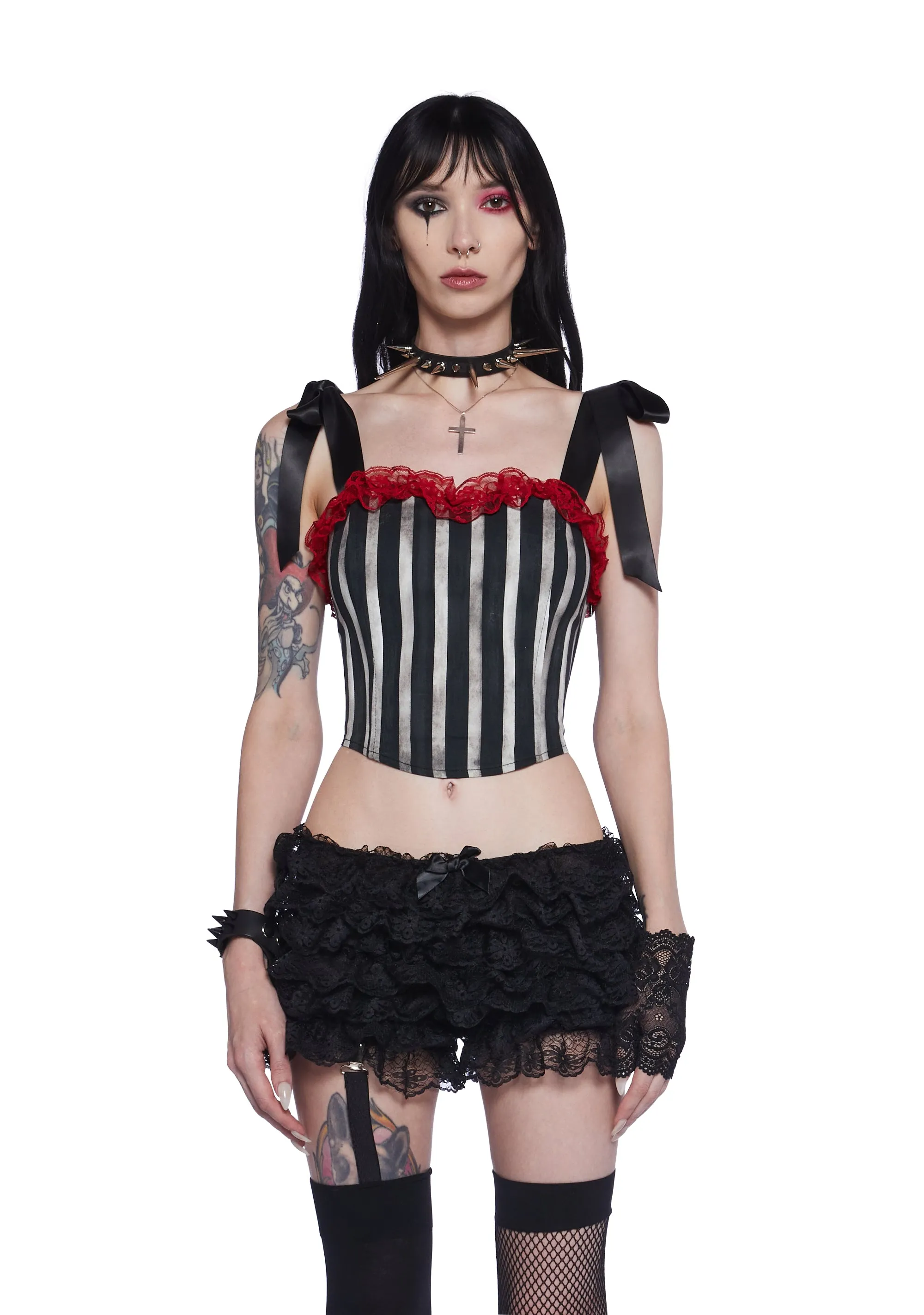 Beautifully Bizarre Corset Top sold by Dolls Kill