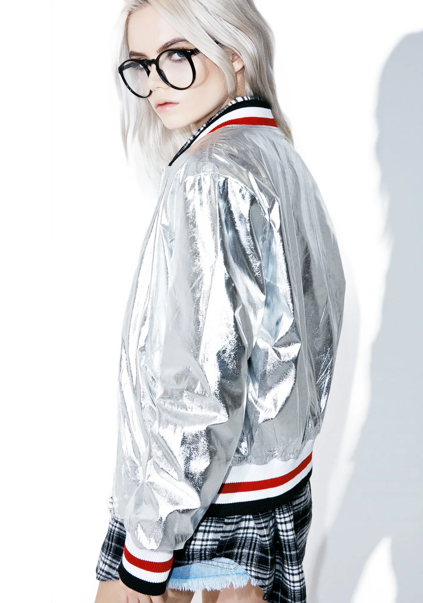 Sterling Bomber Jacket sold by Dolls Kill product image thumbnail 5