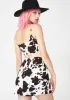 Cow Hide Pelmo Mini Skirt sold by Dolls Kill