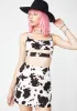 Cow Hide Pelmo Mini Skirt sold by Dolls Kill
