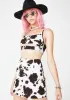Cow Hide Pelmo Mini Skirt sold by Dolls Kill