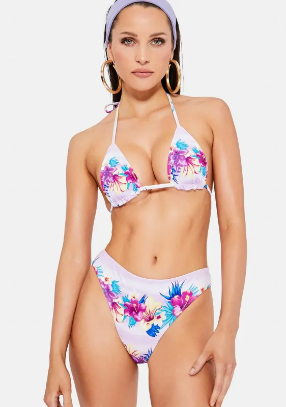Kauai Dreams Triangle Bikini Set sold by Dolls Kill