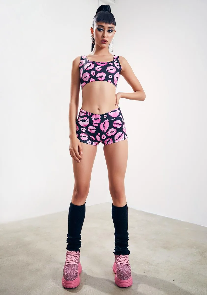 Kiss And Tell Crop Tank sold by Dolls Kill product image thumbnail 3