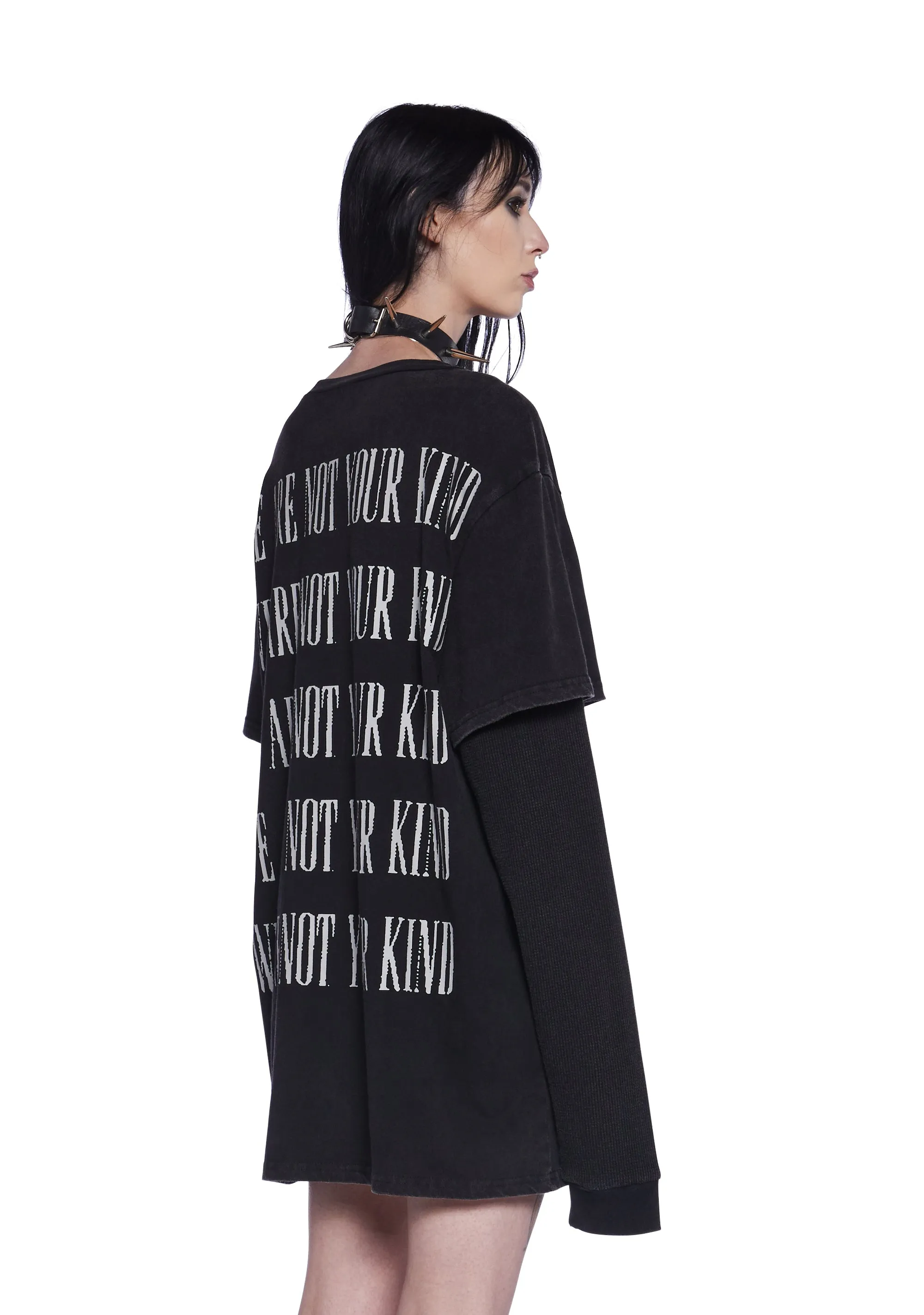We Are Not Your Kind Long Sleeve Top sold by Dolls Kill product image thumbnail 4