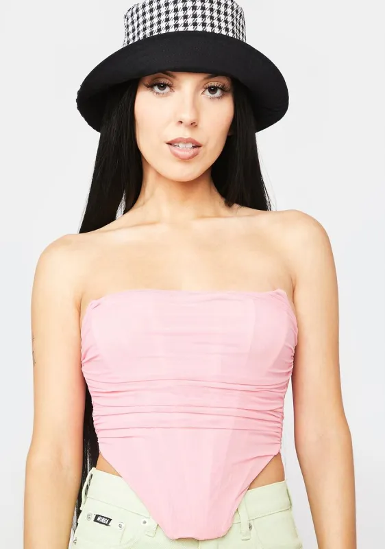Too Precious Corset Crop Top sold by Dolls Kill