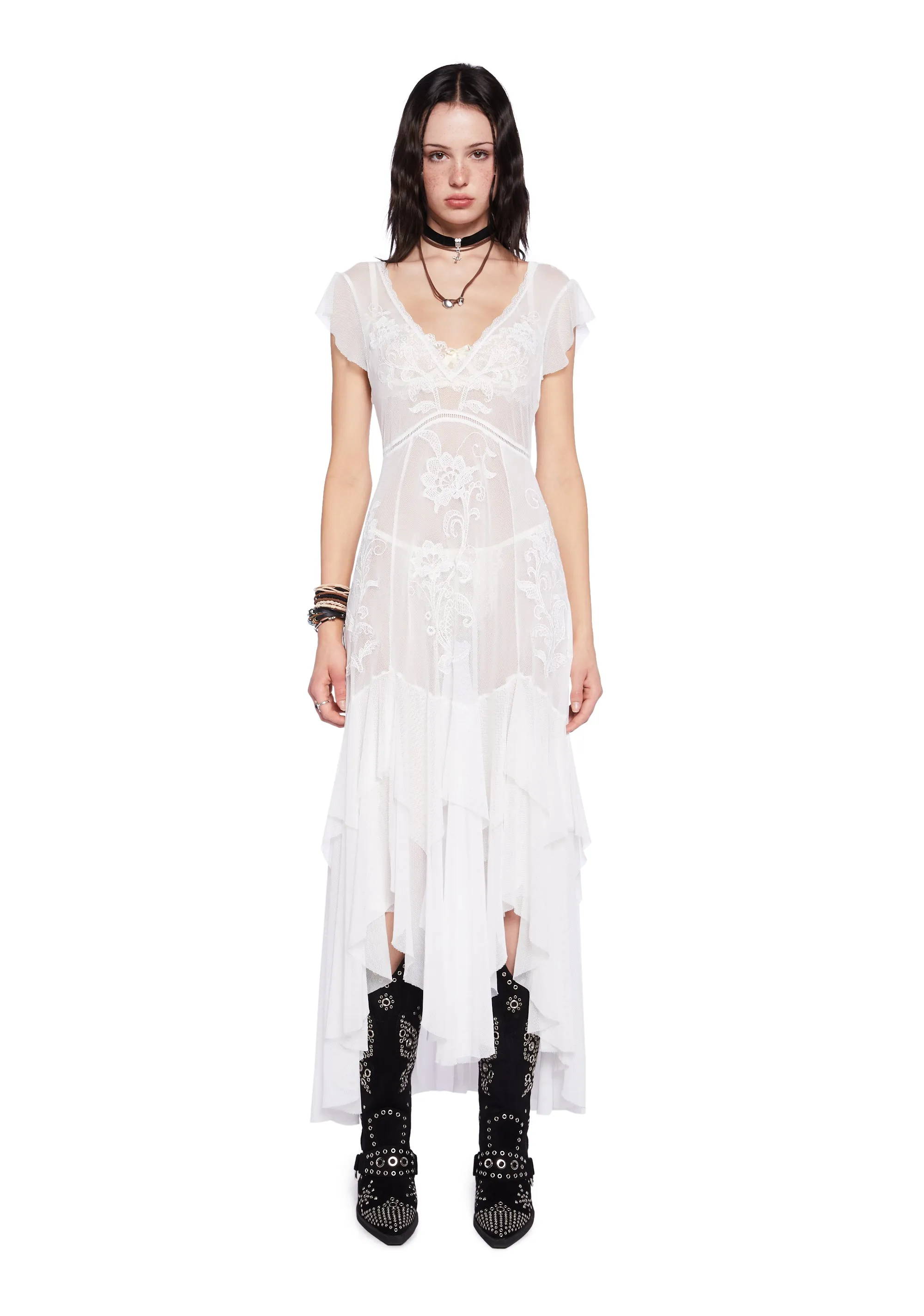 Wishful Wanderlust Midi Dress sold by Dolls Kill