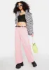 Pink Release Wide Leg Jeans sold by Dolls Kill