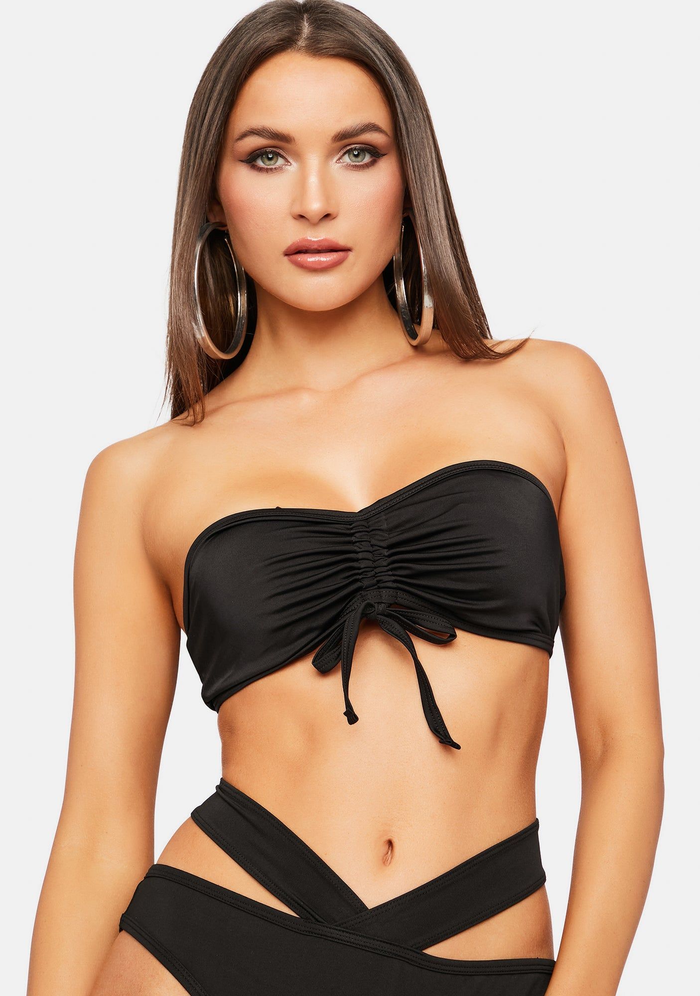 Band Of Baddies Bandeau Bra Top sold by Dolls Kill