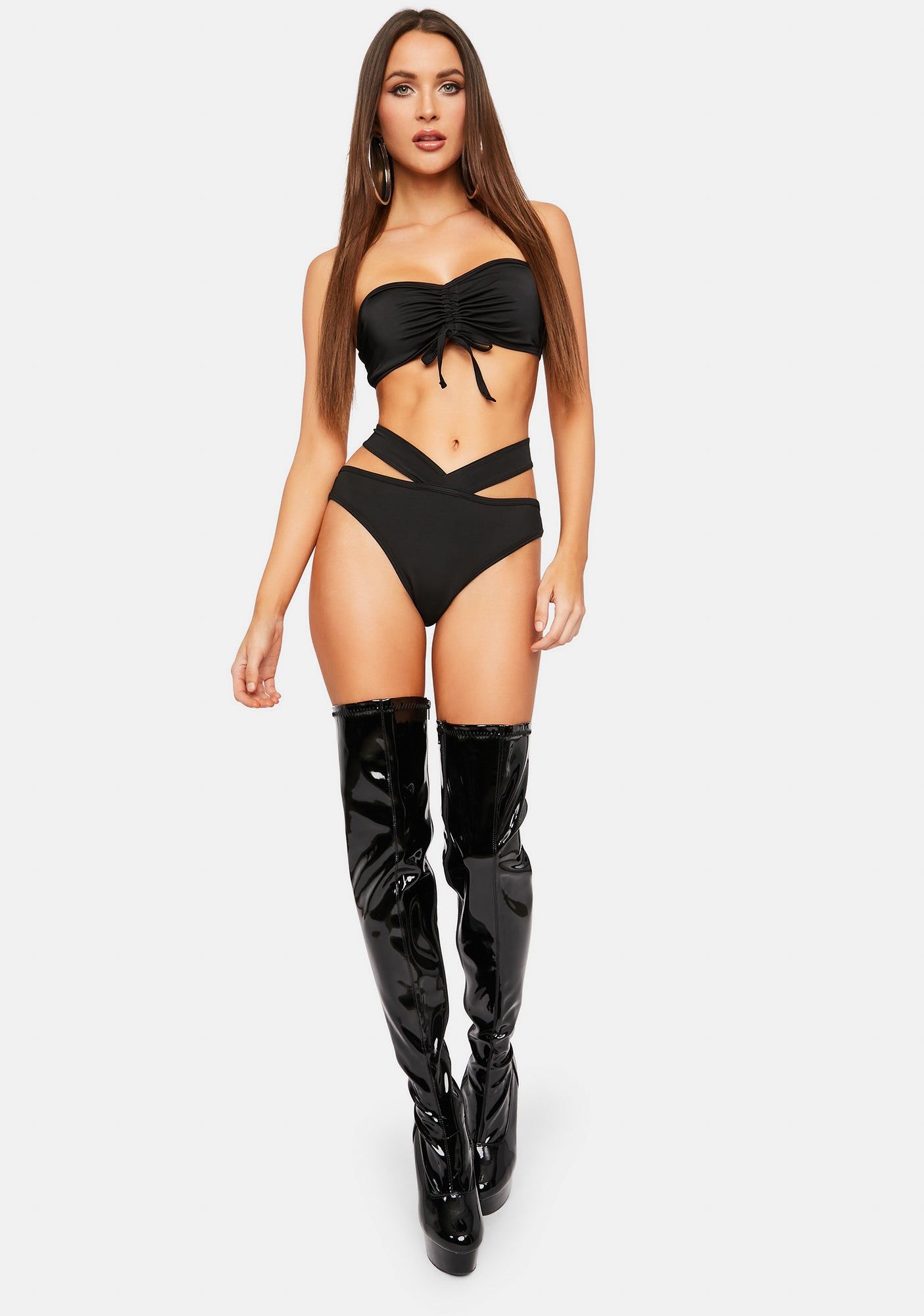 Band Of Baddies Bandeau Bra Top sold by Dolls Kill product image thumbnail 3